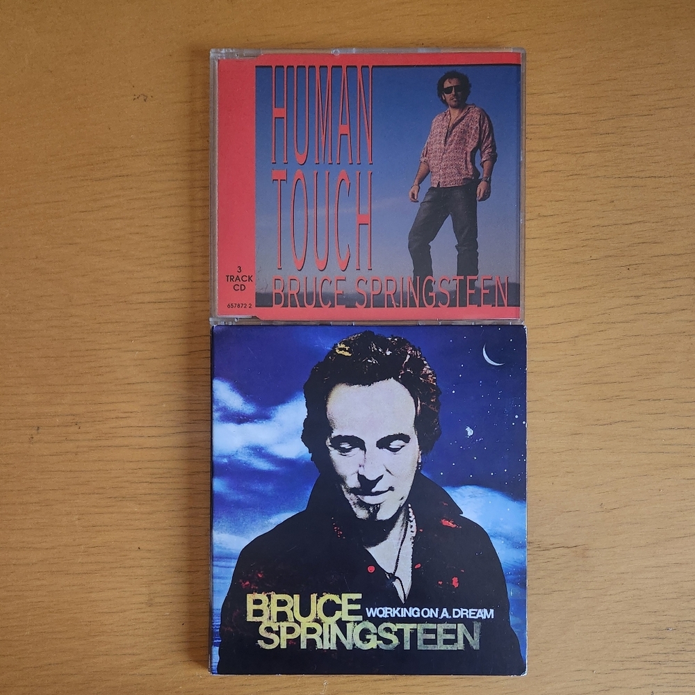 Bruce Springsteen "Human Touch", "Working On A Dream" CDs DVD (Lot of 2) 